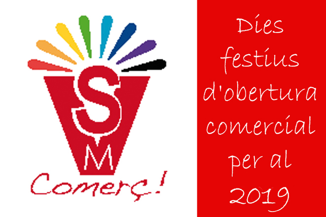 Festius obertura comercial 2019