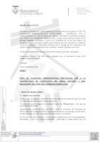 Anunci licitaci&oacute; bar restaurant parc Gabrielistes