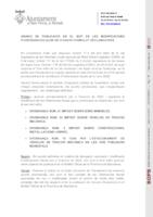 Aprovació definitiva ordenances fiscals 2020