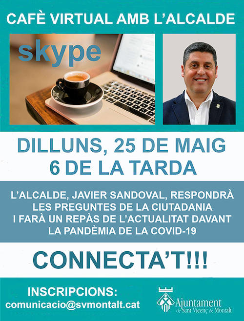 Cafè virtual amb l'alcalde