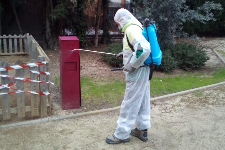 Desinfecció via pública