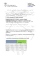 Acta prova pràctica arquitecte