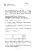 Acta valoració entrevistes arquitecte