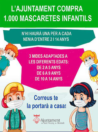 Mascaretes infantils