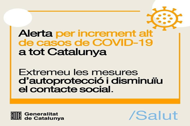 Alerta increment casos Covid