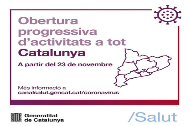 Pla obertura progressiva activitats