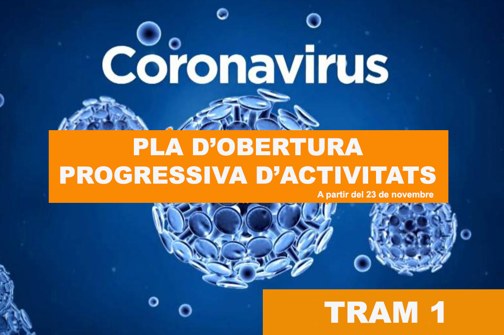 Pla obertura progressiva activiatats - Tram 1 Pla obertura progressiva activiatats - Tram 1