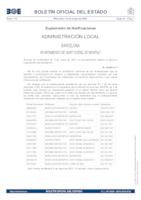Anunci BOE Notificació expedients sancionadors
