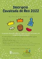Cartell inscripcions Cavalcada 2022