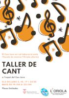 Cartell taller de cant