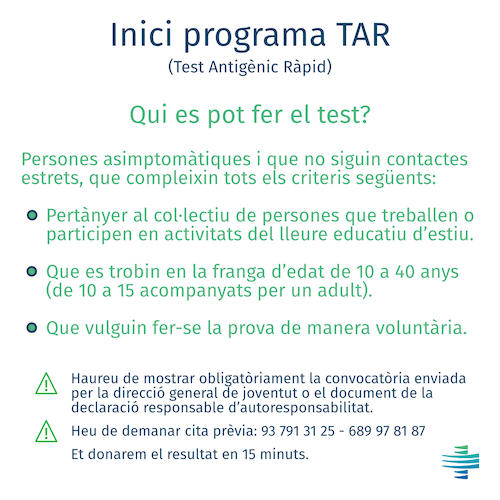 Programa TAR Farmàcia de la Costa