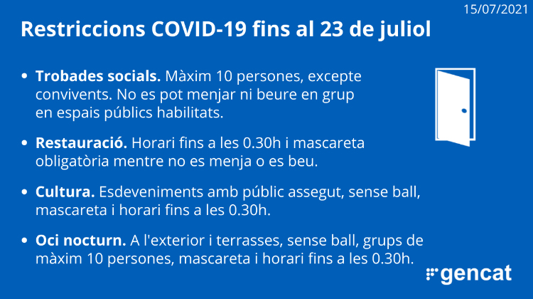 Mesures fins 23 de juliol