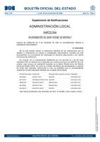 Anunci BOE Notificació expedients sancionadors