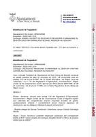 Anunci BOPB Delegació Regidoria Urbanisme