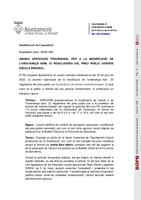 Anunci BOPB Aprov Prov ordenança 22