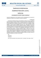 Anunci BOE Notificacions baixa ofici padró habitants