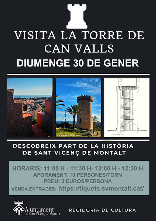 Visita Torre Can Valls gener 2022
