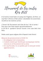 Lliurament carta als Reis