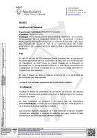 Llistat provisiona Admesos Exclosos Pla Ocupació 2022 Operari Medi Ambient