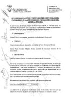 Acta realització entrevistes cap brigada
