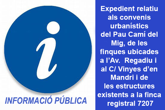 Exposició pública_Convenis urbanístics