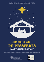 Cartell Concurs de Pessebres 2023