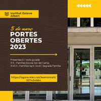 Portes obertes Institut 2023