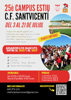 Cartell Campus futbol estiu