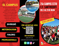 Tríptic Campus futbol estiu