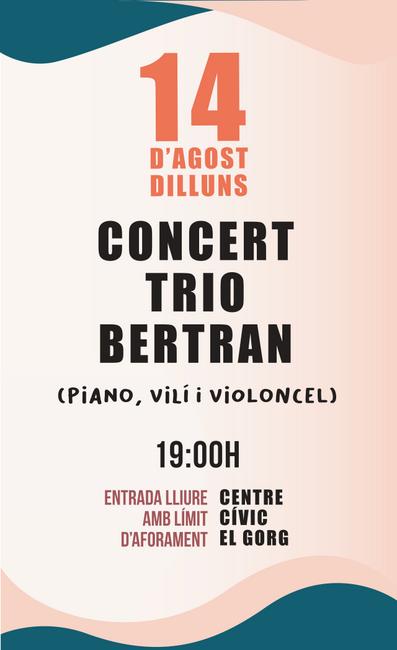 Concert Trio Bertran