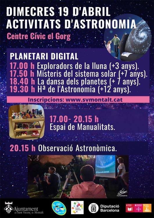 Activitats astronomia