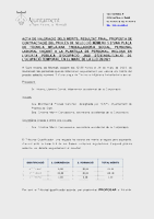 Valoració mèrits i proposta contractació TM Treballador/a social