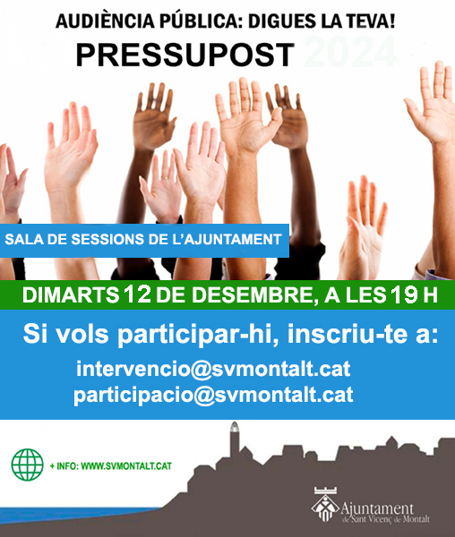 Audiència Pública Pressupost 2024