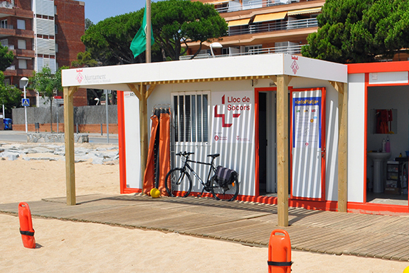 lloc de socors platja
