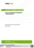 Projecte i plànols explotació ramadera