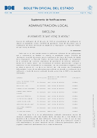 Anunci BOE notificacions La Plana de l'Andreu