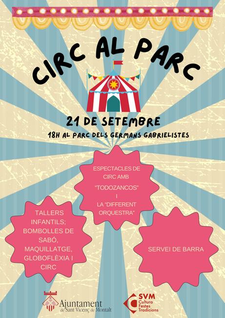 cartell circ al parc