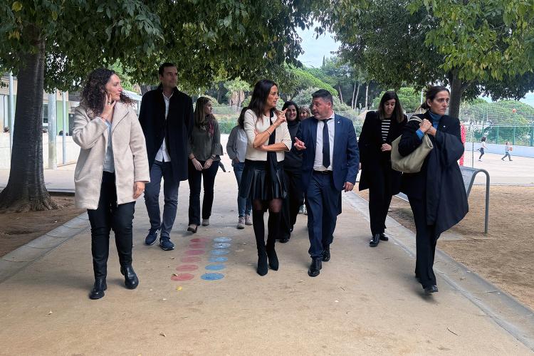 Visita consellera Educació