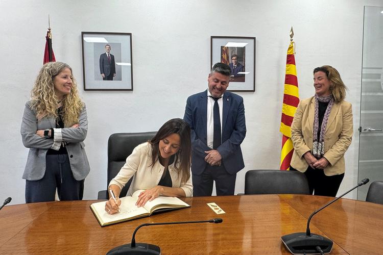 Visita consellera Educació