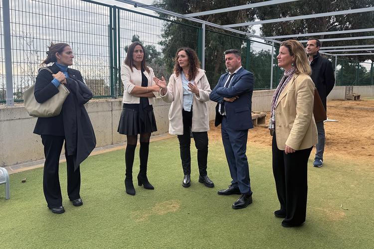 Visita consellera Educació
