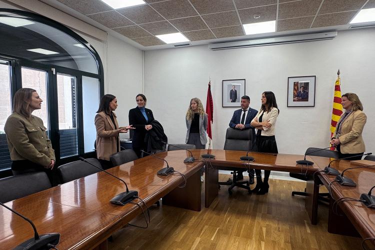 Visita consellera Educació