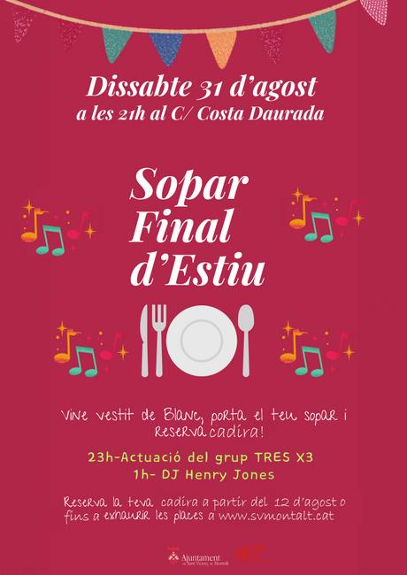 Sopar final d'estiu