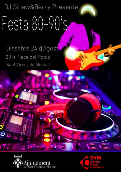 cartell festa 80