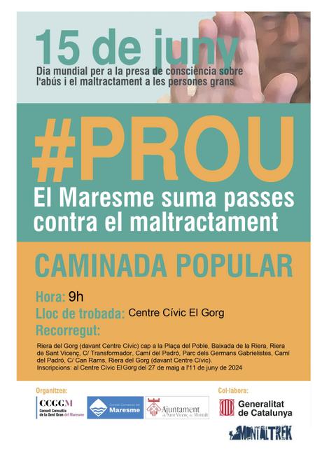 Caminada contra maltractament gent gran