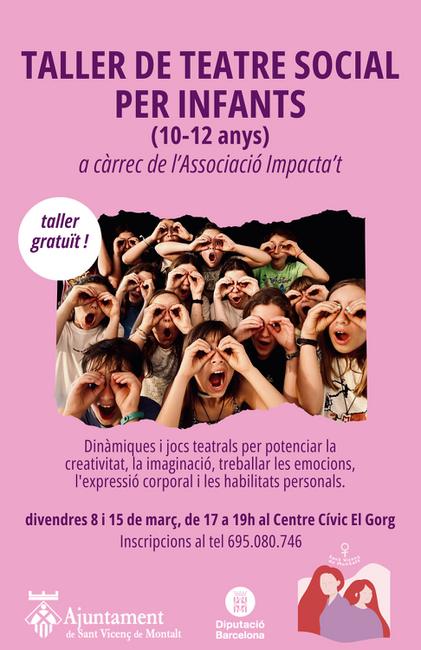 Cartell teatre social infants