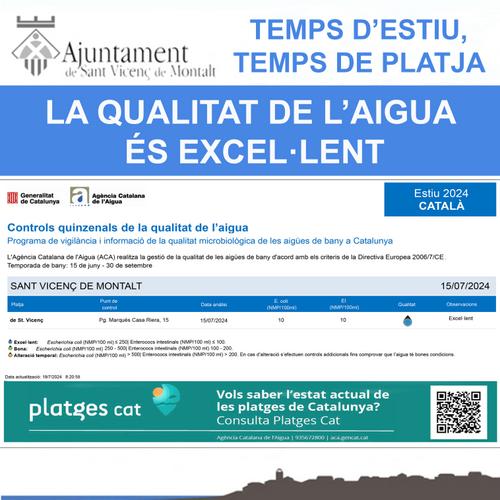 Qualitat aigua bany