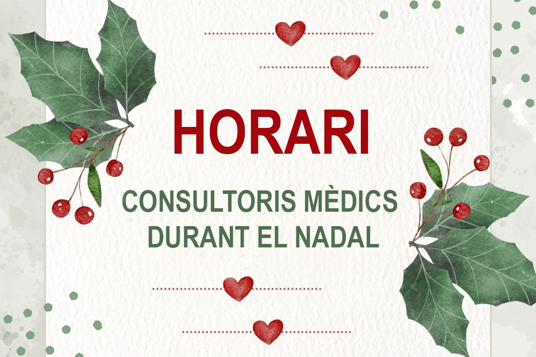 Horari Nadal Consultoris M�dics