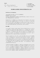 Informe Econòmic-financer Pressupost 2024