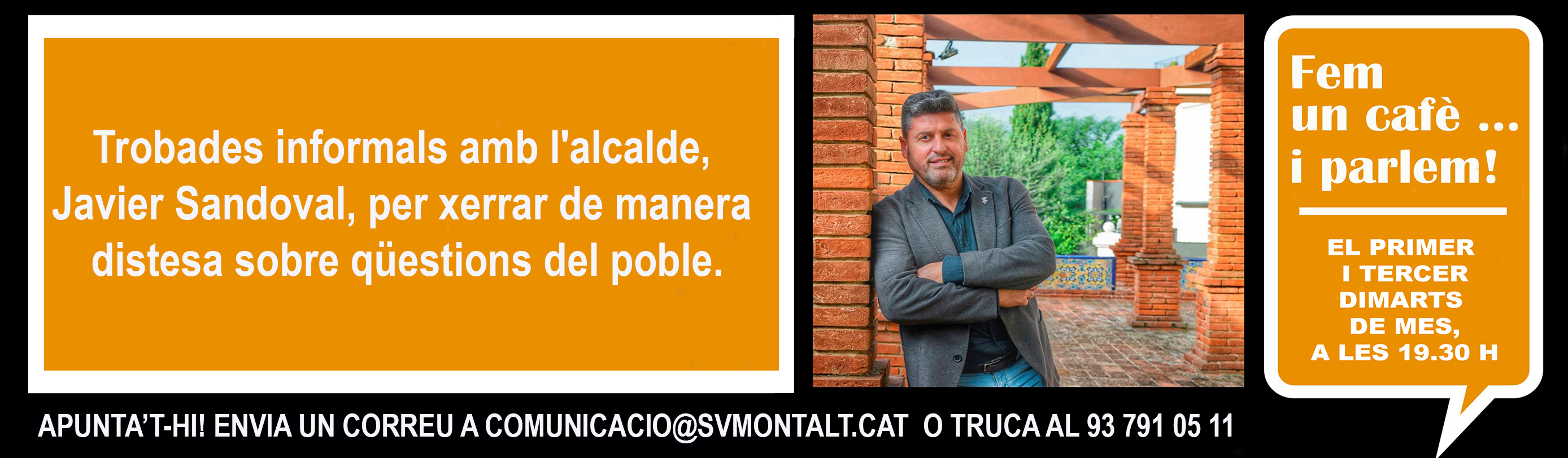 Caf amb l'alcalde