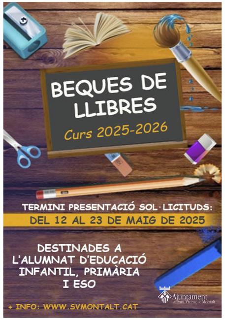 Beques llibres 2025-2026